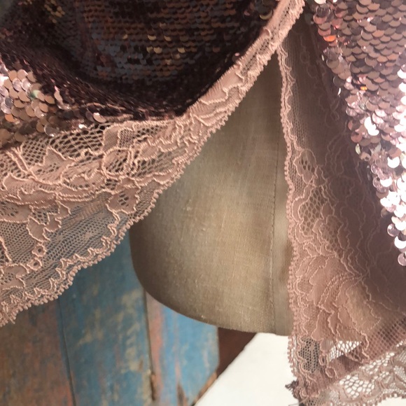 Free people intimately sequined top. - Picture 4 of 5